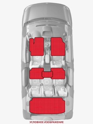 ЭВА коврики «Queen Lux» комплект для Ferrari 348